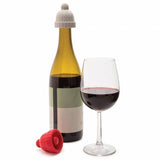 Set de 2 Bouchons Beanie Rouge & Gris | Fleux | 4