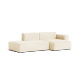 Canapé Méridienne Mags Soft Low 2.5 places - Combinaison 3 right - Hallingdal 100 - Coutures Beige | Fleux | 2