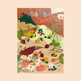 Puzzle Le retour du marché - 1000 pièces | Fleux | 7