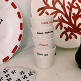 Tasse à expresso I Love You - Blanc | Fleux | 5