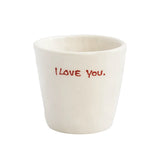 Tasse à expresso I Love You - Blanc | Fleux | 3